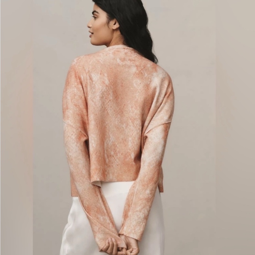 Anthropologie The Alani Cashmere Mock-Neck Sweater by Pilcro Neutral Size XL - Picture 4 of 9